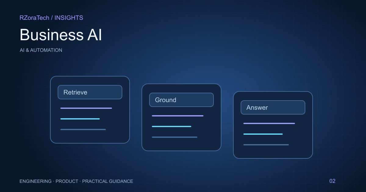 Illustration comparing a searchable knowledge library with a model training pipeline
